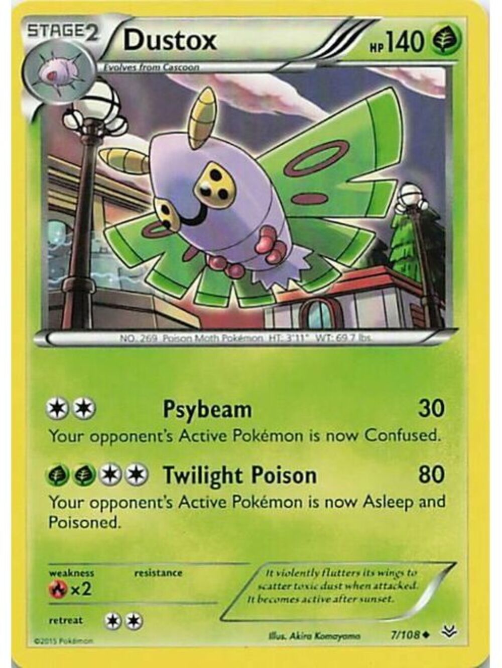 Pokemon TCG 2007 Dustox LP DP